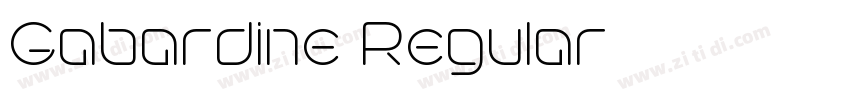 Gabardine Regular字体转换